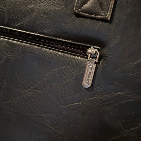 Wrangler Black Tote with Braided Accents - Picture 5 of 9